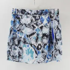 Sofibella Women's Athletic Skort Blue Gray White XL Activewear