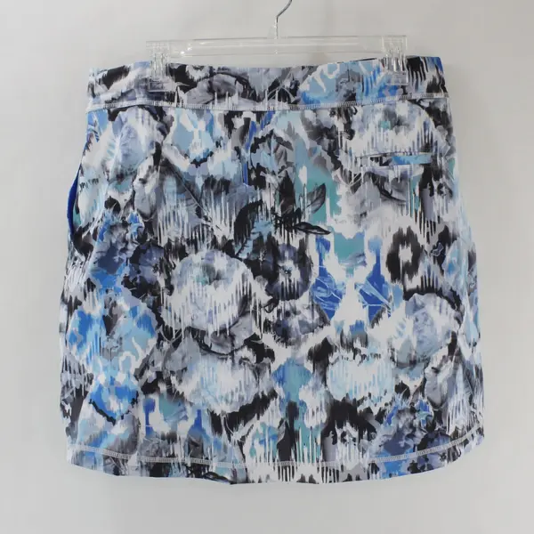 Sofibella Women's Athletic Skort Blue Gray White XL Activewear