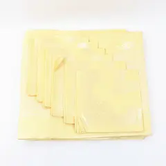 Toyobo Butter Yellow Floral Cotton Rayon Tablecloth Set 6 Napkins 55x75