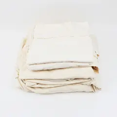 Britannica 4-Piece Beige Cotton King Sheet Set Pre-Owned