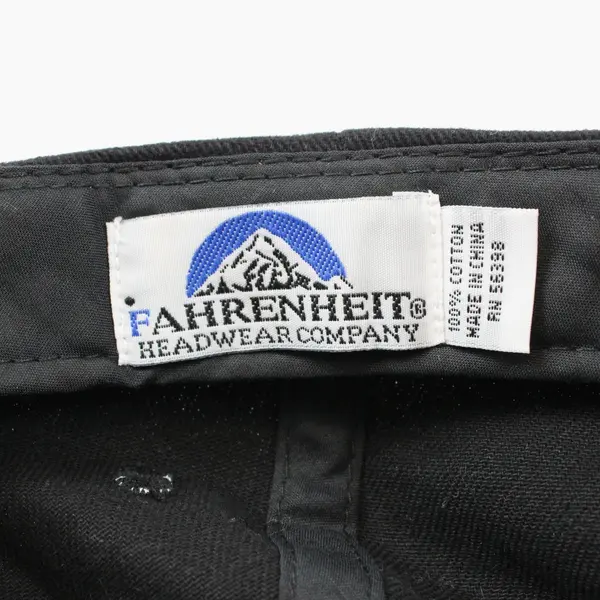 Fahrenker Valley View Air Show Embroidered Black Cap Adjustable One Size