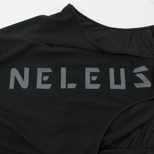 Neleus Women's Small Black Mesh Racerback Athletic Tank Top