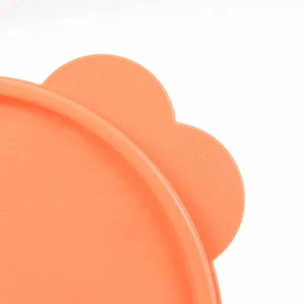 Tupperware 2541D-1 Orange Round Replacement Storage Container Lid 6.25'' Diam. 