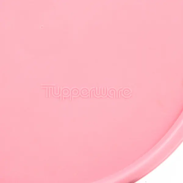 Tupperware 2541D-2 Pink Round Replacement Lid 6.25 in Storage Container