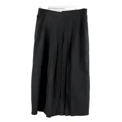 E.H. Woods Women's Size 10 Black Long Pleated Full Flared Skirt