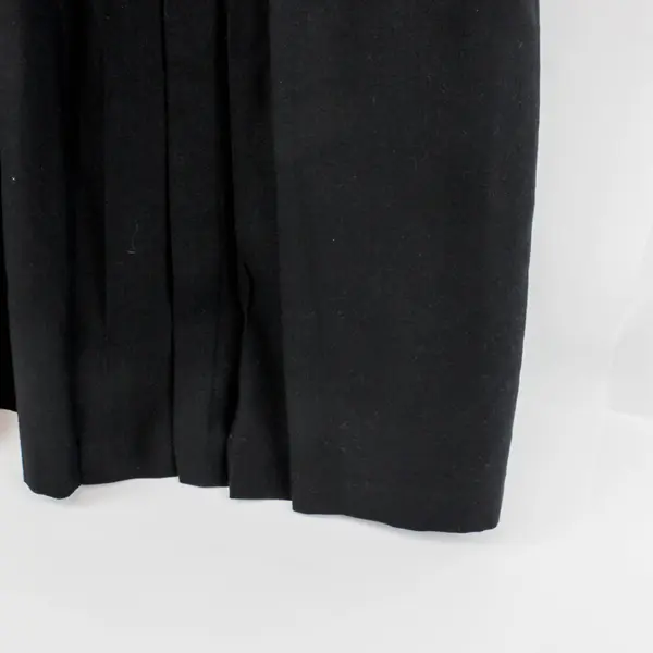 E.H. Woods Women's Size 10 Black Long Pleated Full Flared Skirt