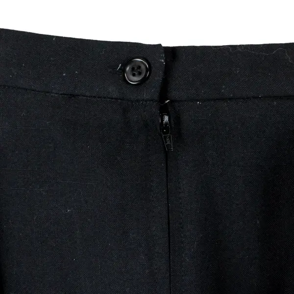 E.H. Woods Women's Size 10 Black Long Pleated Full Flared Skirt