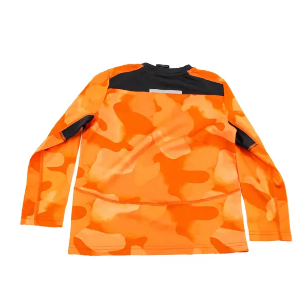Russell Athletic Boys Dri-Power 360 Long Sleeve Shirt Orange Camo S 6-7