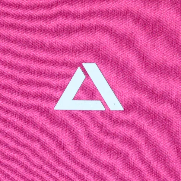 Tec-One Girls Athletic Shirt Pink V-Neck Size S (8) Pre-Owned