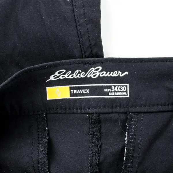 Eddie Bauer Travex Men's Black Hiking Pants Size 34x30