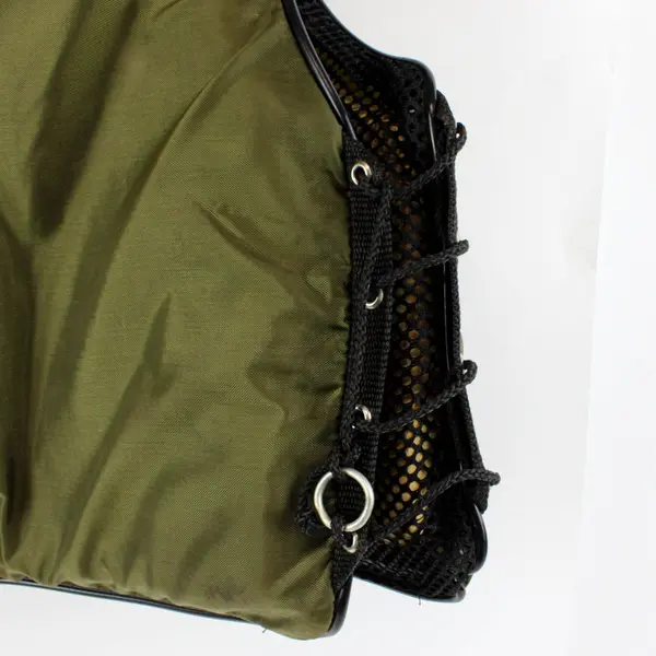 Vintage Stearns Sans-Souci Fishing Life Vest Army Green Medium 40-42 FLAWED