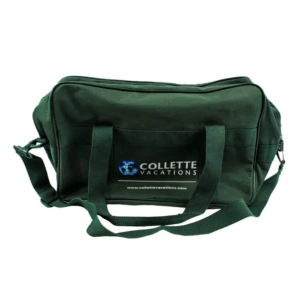 Collette Vacations 16" Green Small Travel Duffel Bag
