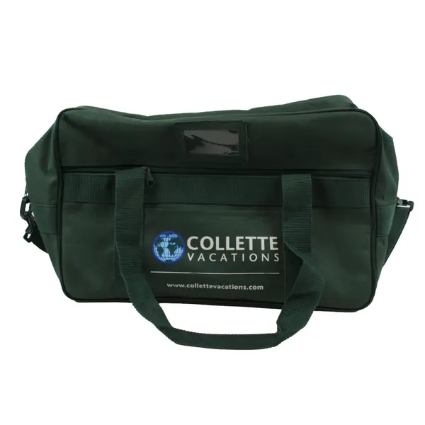 Collette Vacations 16" Green Small Travel Duffel Bag