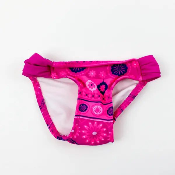 Circo Baby Girls 2-Piece Swimsuit Magenta Pink Floral Size 9 Months