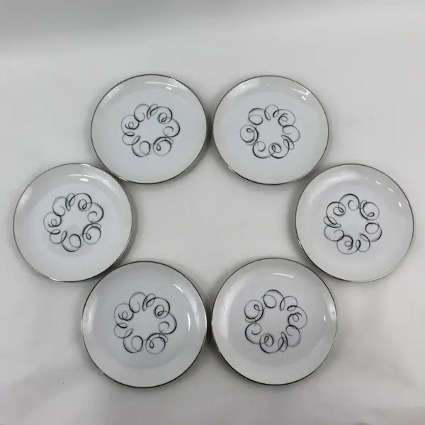 Set Of 6 Style House Rhythm 6 1/8 Inch Bread & Butter Plates 