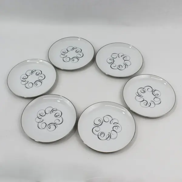 Set Of 6 Style House Rhythm 6 1/8 Inch Bread & Butter Plates 