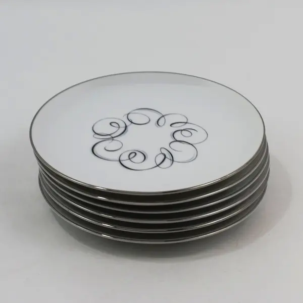Set Of 6 Style House Rhythm 6 1/8 Inch Bread & Butter Plates 