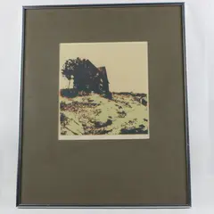 C. L. Stimson Signed Homestead Framed Art Print 2/3 3/17/1971 20x16