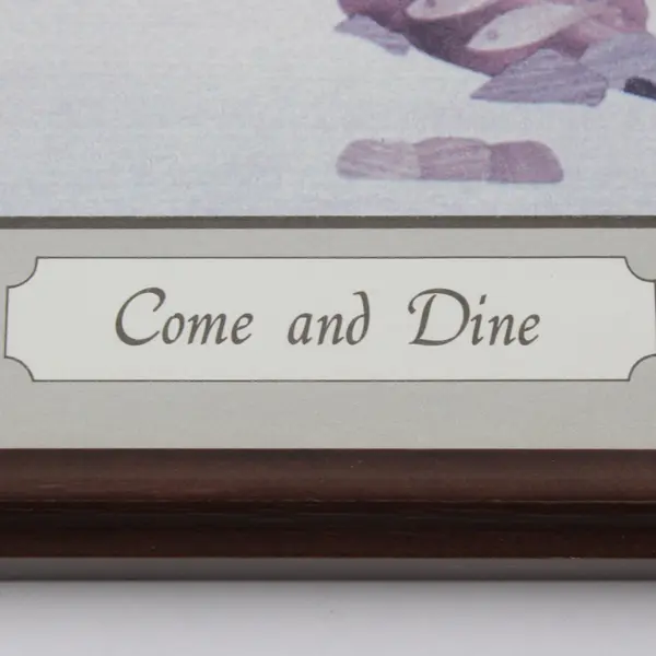 Norma Schmidt Come and Dine Framed Textured Paper Craft Artwork