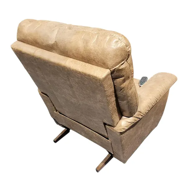 La-Z-Boy Power Recliner Tan Leather Rocker Recliner w/ Remote - Local Pickup