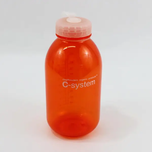C-System Mop Modern Organic Products Water Bottle Orange 32 Oz Screw Cap