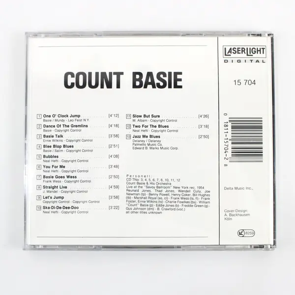 Count Basie Self-Titled 1989 Remastered CD Jazz Big Band Compilation