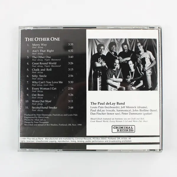 Paul DeLay Band The Other One Blues Music CD