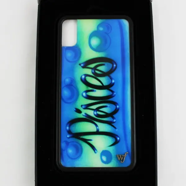Wildflower Limited Edition iPhone XS Max Phone Case Blue Pisces