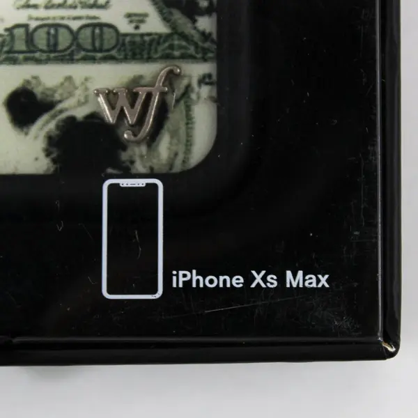 Wildflower Limited Edition iPhone XS Max Phone Case Bulldog Dollar Bill Print