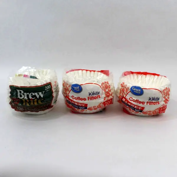 Lot of 3 200-Count Basket Coffee Filters 2 Great Value 1 Brew Rite 8-12 Cup