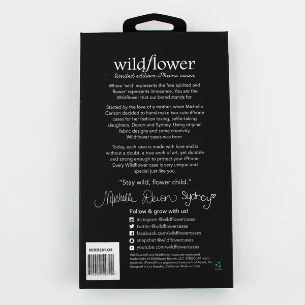 Wildflower Limited Edition MIRR201XM Mirror Case iPhone XS Max