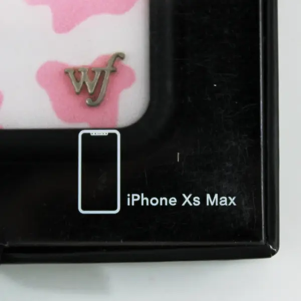 Wildflower Limited Edition iPhone XS Max Phone Case Pink Moo Cow Print