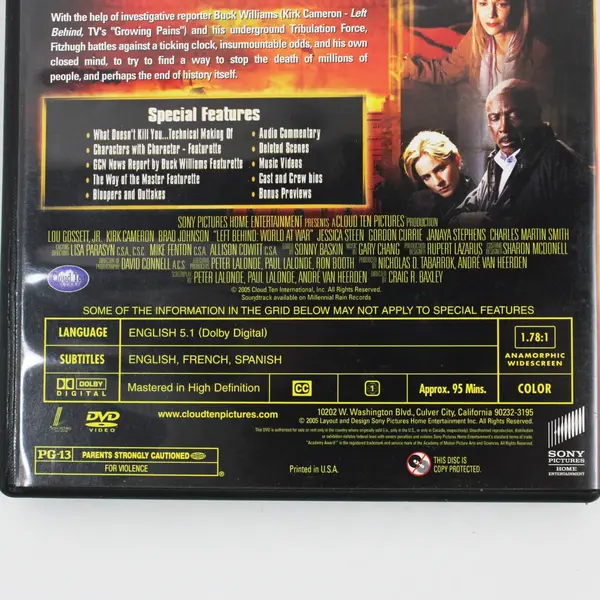 Sony Pictures Left Behind: World at War DVD 2005 #11028