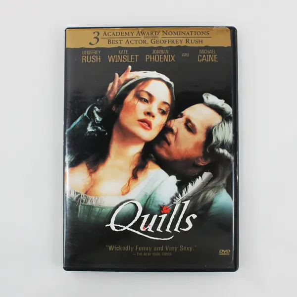 Quills DVD 2000, Geoffrey Rush, Kate Winslet