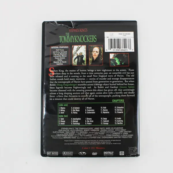 Stephen King's The Tommyknockers DVD 1998, Complete Miniseries 