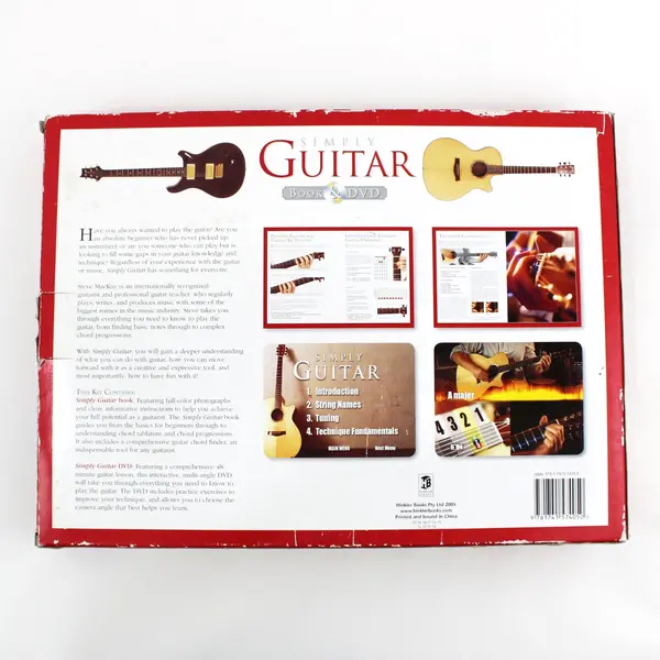 Simply Guitar Book & DVD Box Set 2005 Steve MacKay Beginner