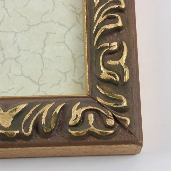 Vintage Ken Brown God's Footprints Framed Print Christian Wall Art