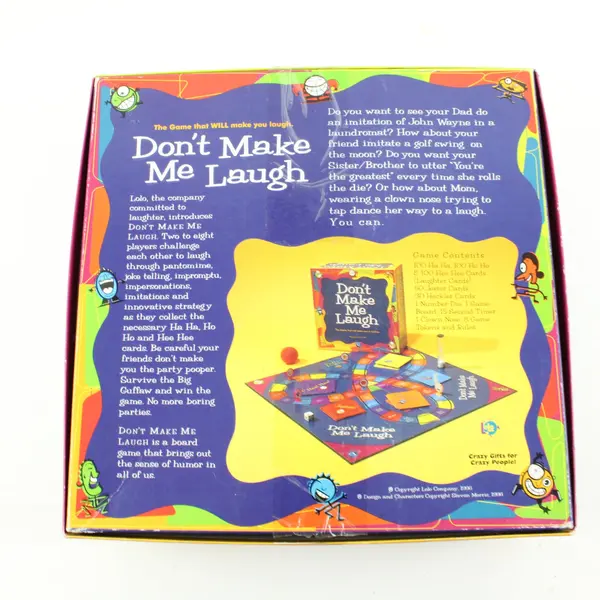 Lolo Company Don't Make Me Laugh 1996 Board Game