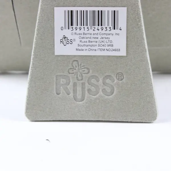 Russ White Porcelain 5th Anniversary Bell-Shaped Picture Frame 3x4 #24933