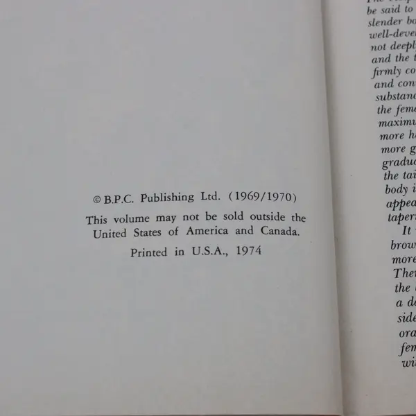 VTG Funk & Wagnalls Wildlife Encyclopedia Vol 20 TIG - VIS Hardcover 1974