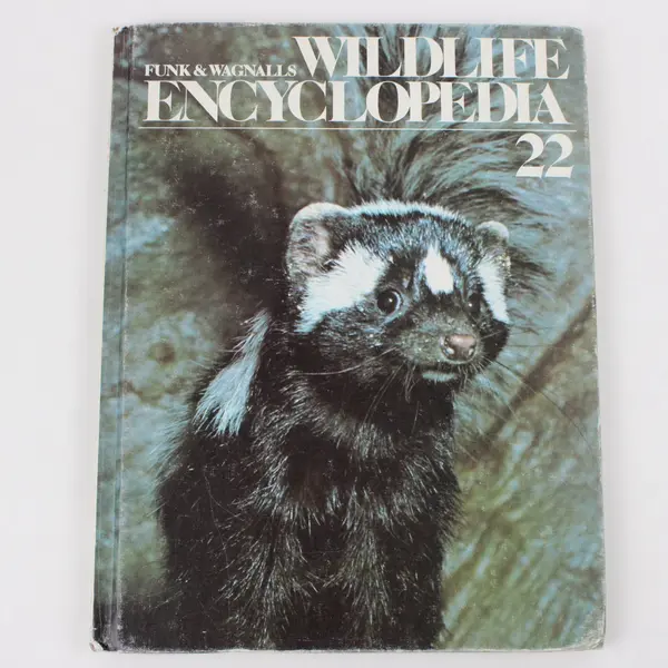 VTG Funk & Wagnalls Wildlife Encyclopedia Vol 22 WRY-ZOR & Index Hardcover 1974