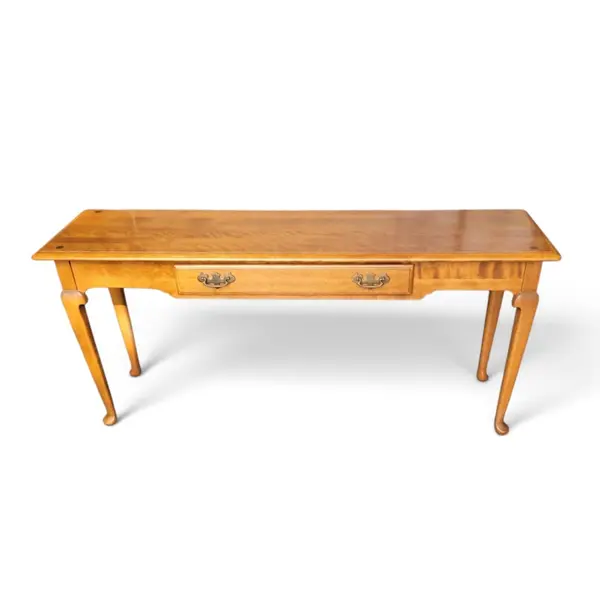 Ethan Allen Traditional Writing Desk Console Table w/ Drawer - Local Pickup Only