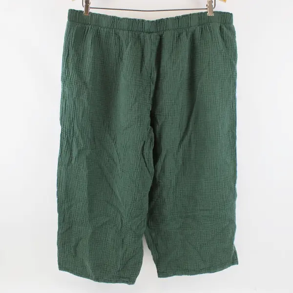 Jessica Simpson Women's Green Cropped Pull-On Shorts XXL