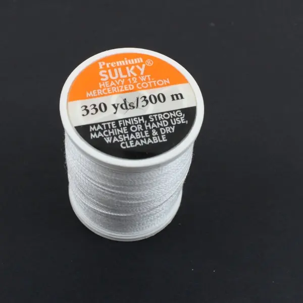 Lot of 6 White Sewing Thread Spools for Sewing Quilting Crafts