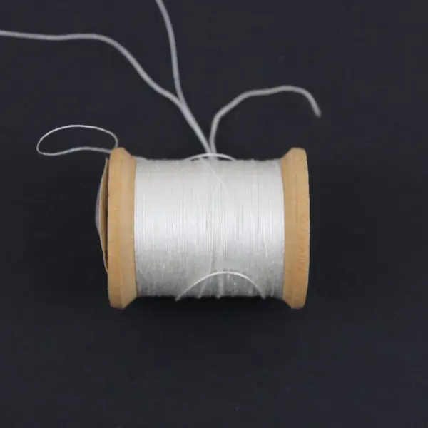 Lot of 5 White Sewing Thread Spools Coats & Clark's Belding Corticelli