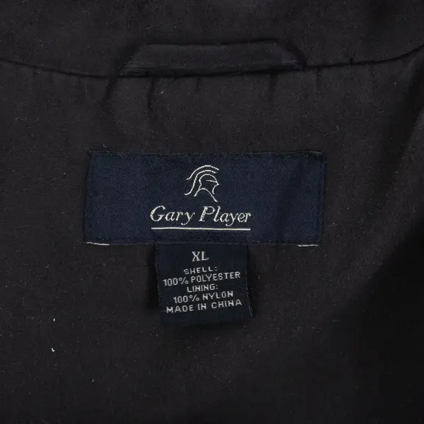 Gary Player Men's XL Dark Brown Faux Suede Jacket Pre-Owned