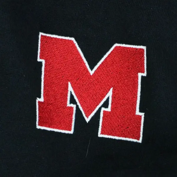 Port & Company McMinnville High School Men's Black Full Zip Hoodie M