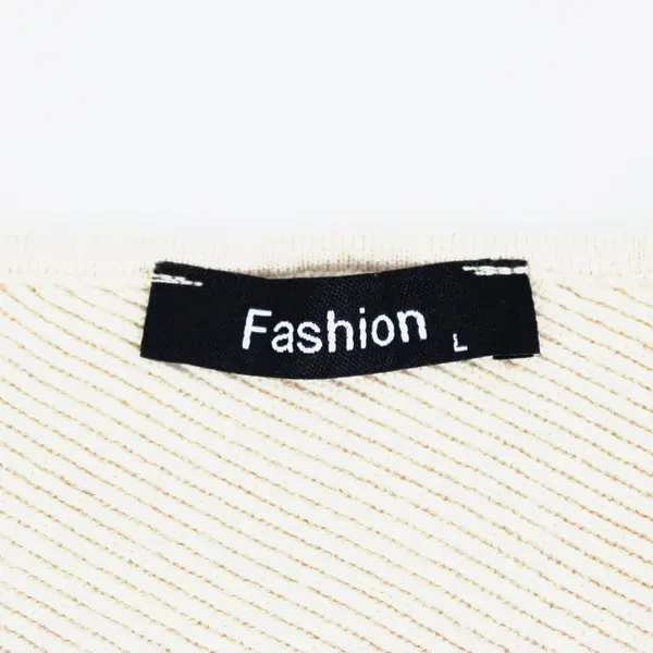 Fashion Women's Beige Knit Dolman Sweater L Relaxed 50% Viscose 28% Poly 22%