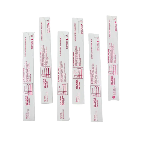 Lot of 6 Coats & Clark All-Purpose Sewing Zippers Craft Repair