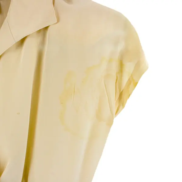 Silk Studio for Petites Women's 100% Silk Dress Vintage Set Cream/Green 8 Flawed